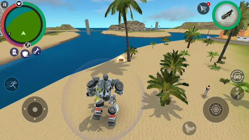 Robot Car (робот машина) МОД/Взлом [Меню, Бесконечные монеты и Открытые уровни] Screenshot 4
