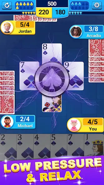 Spades МОД/Взлом [Много денег, Монет и Все открыто] Screenshot 5