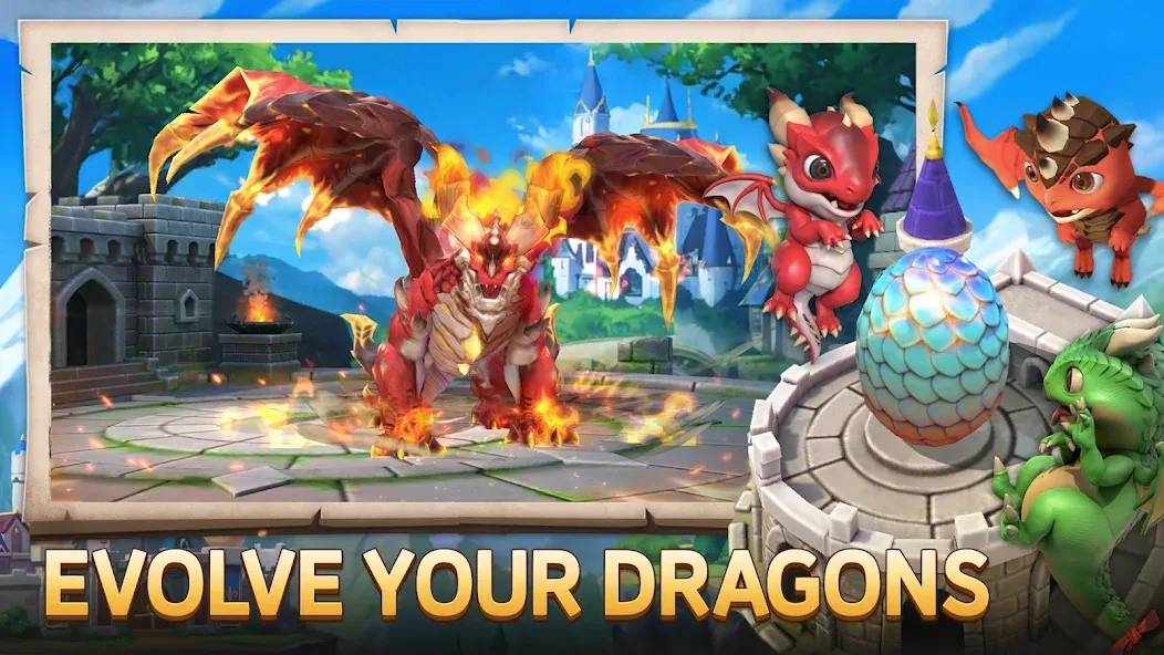 Dragon Siege: Kingdom Conquest (Драгон Сидж) МОД/Взлом [Много денег, Монет и Все открыто] Screenshot 4