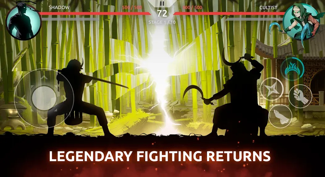 Shades: Shadow Fight Roguelike (Шейдс) МОД/Взлом [Все открыто, Дополнительные деньги и Меню MOD] Screenshot 1
