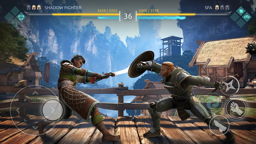 Shadow Fight 4: Arena (Шадоу Файт 4) МОД/Взлом [Много монет, Открытые уровни и Мега MOD] Screenshot 1