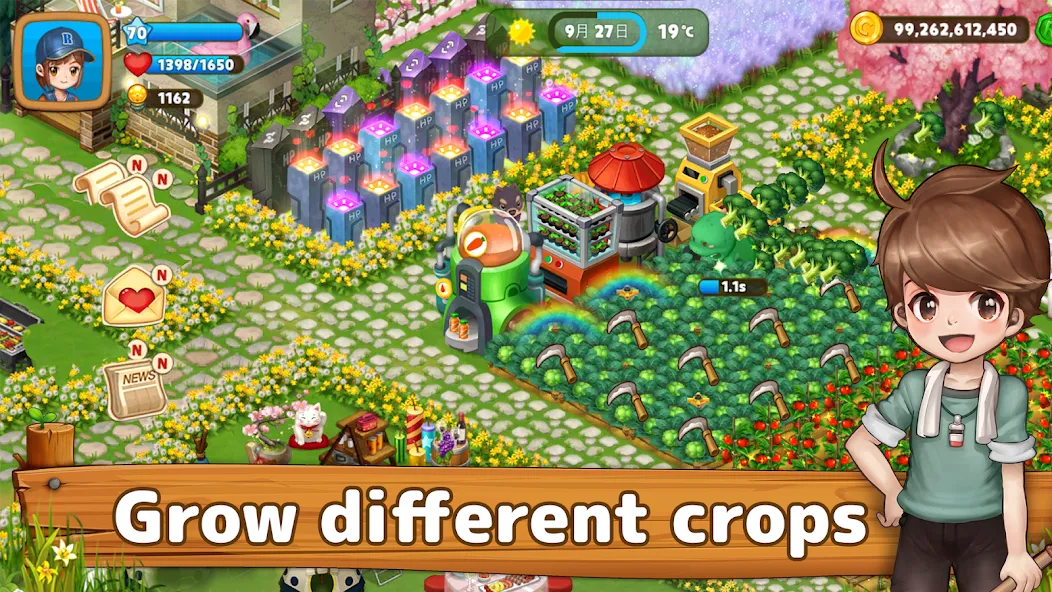Real Farm : Save the World (Риал Фарм) МОД/Взлом [Все открыто, Дополнительные деньги и Меню MOD] Screenshot 1