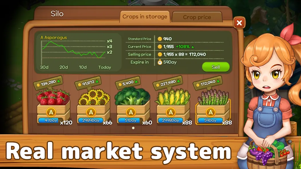 Real Farm : Save the World (Риал Фарм) МОД/Взлом [Все открыто, Дополнительные деньги и Меню MOD] Screenshot 3