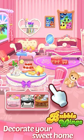 Bubble Wings: bubble shooter (Бабл Вингс) МОД/Взлом [Много монет, Открытые уровни и Мега MOD] Screenshot 3
