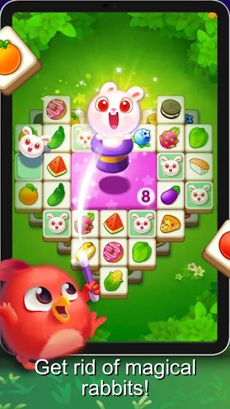 Tile Wings: Offline Match 3 (Тайл Вингс) МОД/Взлом [Много денег, Монет и Все открыто] Screenshot 2