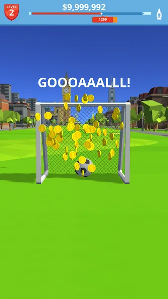 Soccer Kick (Сокер Кик) МОД/Взлом [Все открыто, Дополнительные деньги и Меню MOD] Screenshot 2