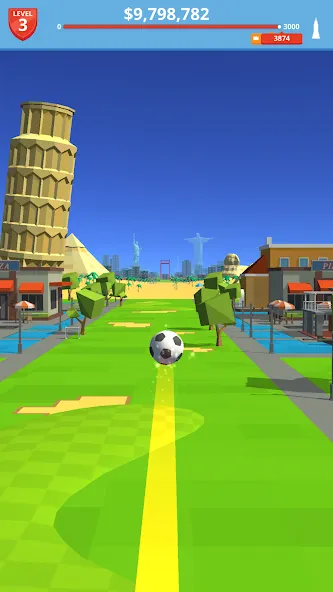 Soccer Kick (Сокер Кик) МОД/Взлом [Все открыто, Дополнительные деньги и Меню MOD] Screenshot 4