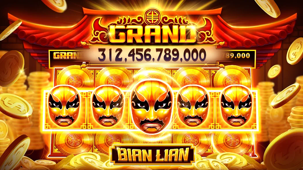 House of Slots - Casino Games (Хаус оф Слотс) МОД/Взлом [Много монет, Открытые уровни и Мега MOD] Screenshot 1