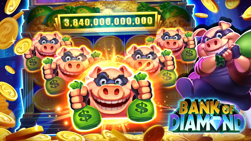 House of Slots - Casino Games (Хаус оф Слотс) МОД/Взлом [Много монет, Открытые уровни и Мега MOD] Screenshot 2