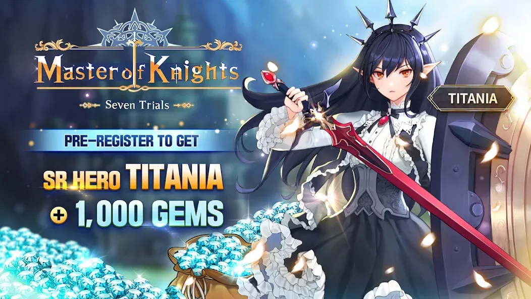 Master of Knights- Tactics RPG (Мастер оф Найтс) МОД/Взлом [Меню, Бесконечные монеты и Открытые уровни] Screenshot 1