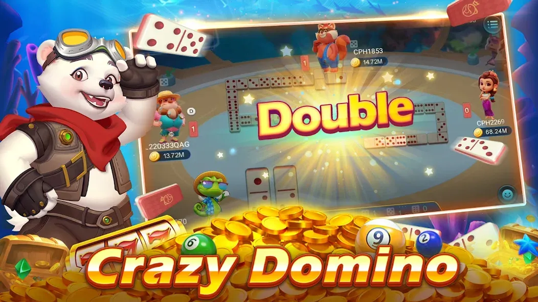 Bearfish Slots (Хиггс Беарфиш Казино) МОД/Взлом [Деньги, Монеты и Меню MOD] Screenshot 2