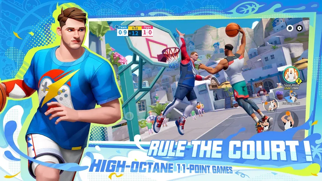 Dunk City Dynasty (Данк Сити Династия) МОД/Взлом [Бесконечные деньги, Монеты и Мега MOD] Screenshot 2