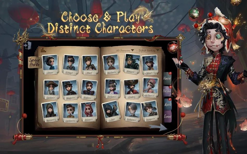 Identity V (Айдентити Ви) МОД/Взлом [Меню, Бесконечные монеты и Открытые уровни] Screenshot 3