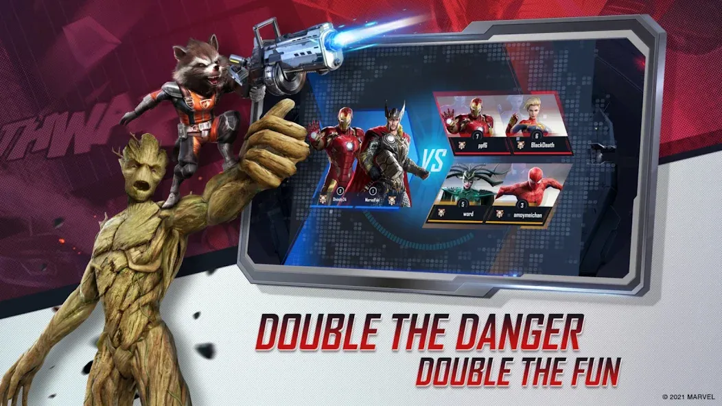 MARVEL Duel (МАРВЕЛ Дуэль) МОД/Взлом [Все открыто, Дополнительные деньги и Меню MOD] Screenshot 2