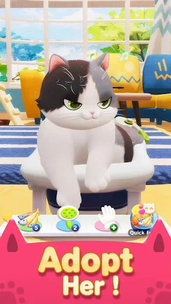 Neko Crush (Нэко Краш) МОД/Взлом [Деньги, Монеты и Меню MOD] Screenshot 1