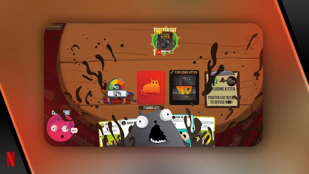 Exploding Kittens - The Game МОД/Взлом [Меню, Бесконечные монеты и Открытые уровни] Screenshot 2