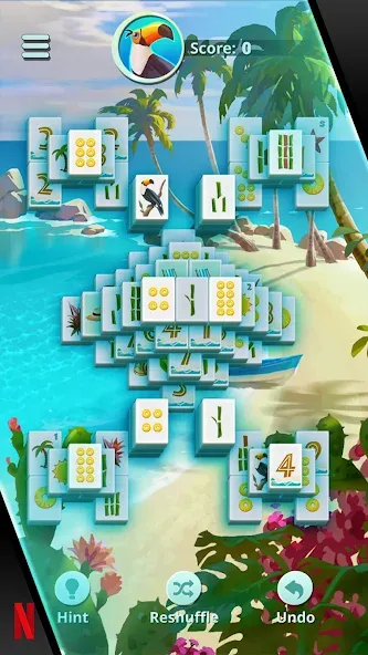 NETFLIX Mahjong Solitaire (НЕТФЛИКС) МОД/Взлом [Бесконечные деньги, Монеты и Мега MOD] Screenshot 3