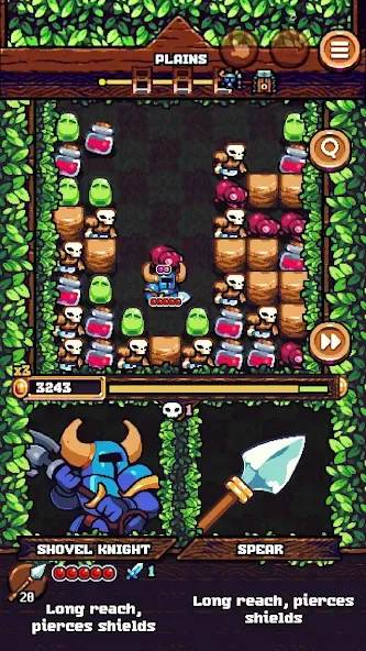Shovel Knight Pocket Dungeon (Шавел Найт Покет Данжен) МОД/Взлом [Меню, Бесконечные монеты и Открытые уровни] Screenshot 1