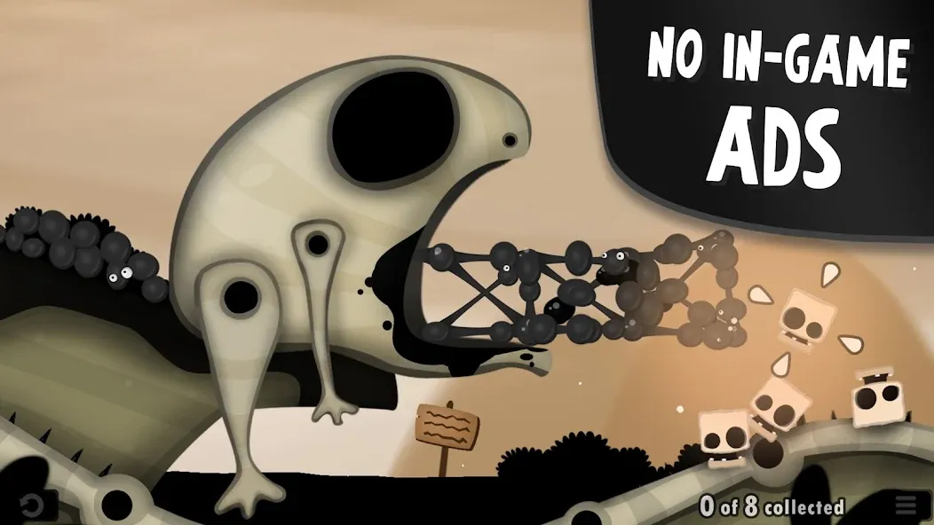 World of Goo Remastered (Ворлд оф Гу Ремастирд) МОД/Взлом [Все открыто, Дополнительные деньги и Меню MOD] Screenshot 2