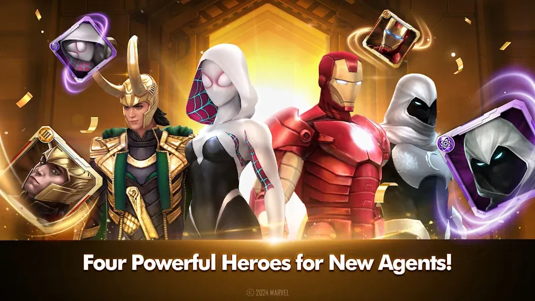 MARVEL Future Fight (МАРВЕЛ Фьючер Файт) МОД/Взлом [Меню, Бесконечные монеты и Открытые уровни] Screenshot 1