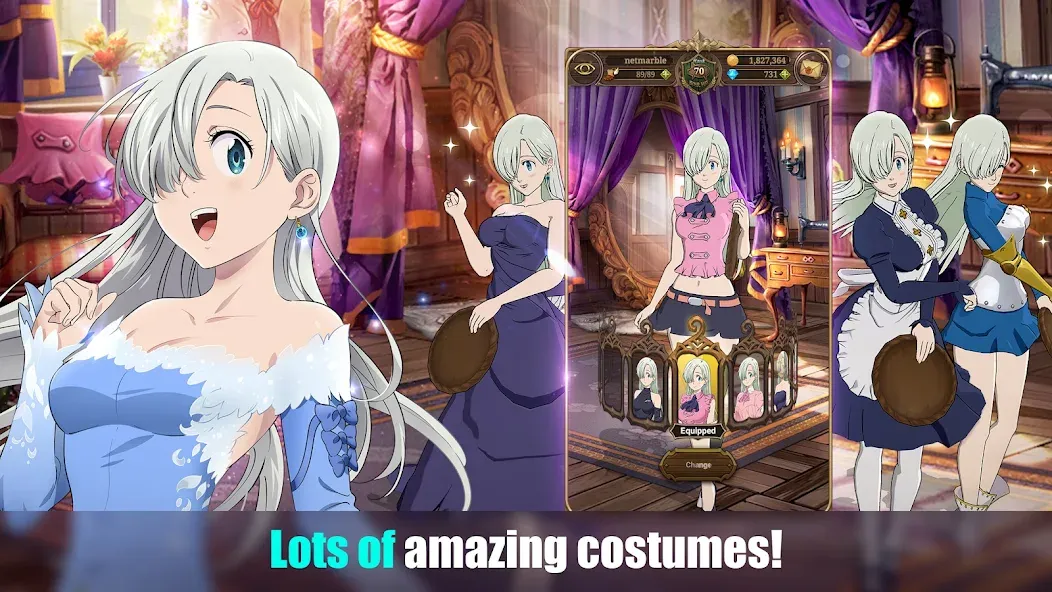 The Seven Deadly Sins (Девять смертных грехов) МОД/Взлом [Деньги, Монеты и Меню MOD] Screenshot 3