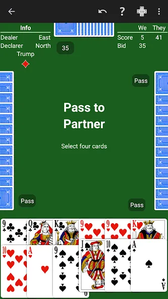 Pinochle - Expert AI (Пиночле) МОД/Взлом [Деньги, Монеты и Меню MOD] Screenshot 4