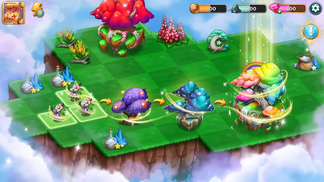Merge Adventure: Magic Dragons (Мердж Приключения) МОД/Взлом [Много денег, Монет и Все открыто] Screenshot 1