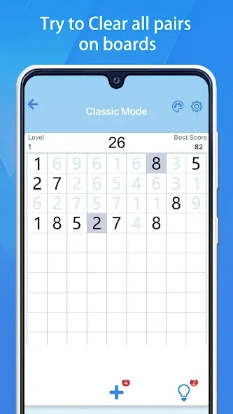 Number Match - 10 & Pairs (Намбер Матч) МОД/Взлом [Много монет, Открытые уровни и Мега MOD] Screenshot 5