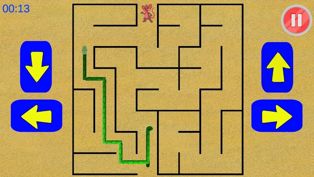 Snake Maze game (Змеиная лабиринтная игра) МОД/Взлом [Деньги, Монеты и Меню MOD] Screenshot 4