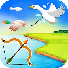 Скачать Взломанная Duck Hunting: Hunting Games на андроид с много денег