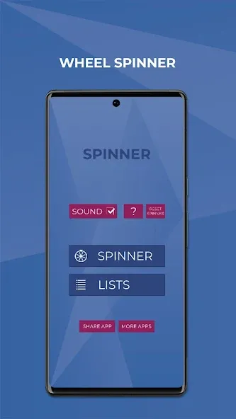 Wheel Spinner - Random Picker МОД/Взлом [Меню, Бесконечные монеты и Открытые уровни] Screenshot 1