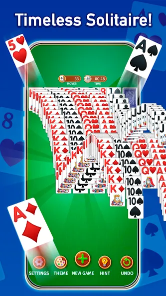 Solitaire: Classic Card Game (Клондайк Солитер) МОД/Взлом [Деньги, Монеты и Меню MOD] Screenshot 3