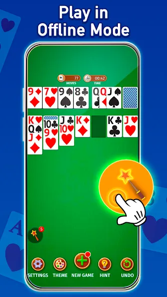 Solitaire: Classic Card Game (Клондайк Солитер) МОД/Взлом [Деньги, Монеты и Меню MOD] Screenshot 5