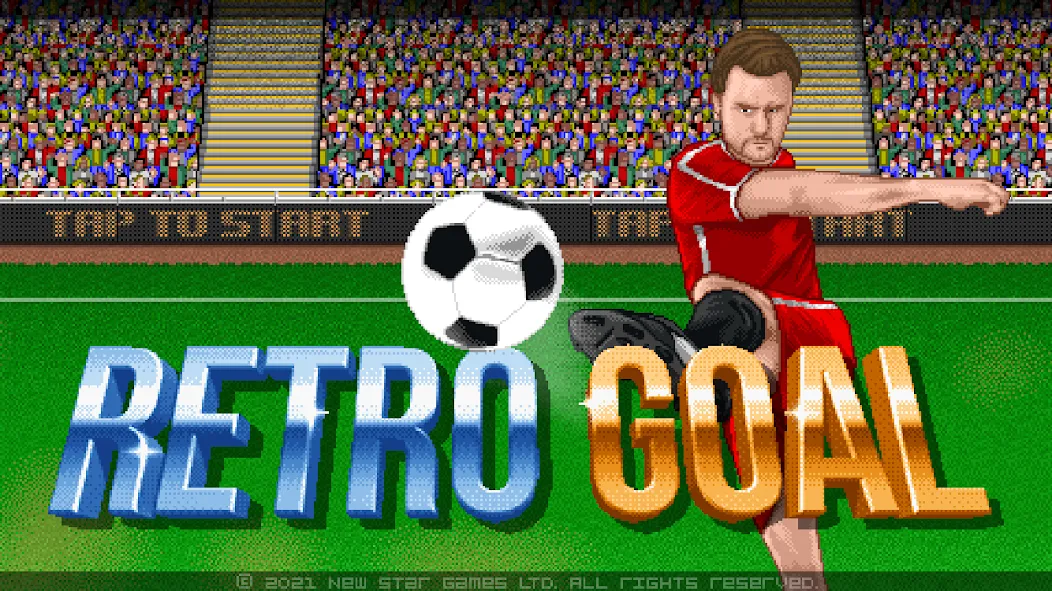 Retro Goal (Ретро Гол) МОД/Взлом [Много денег, Монет и Все открыто] Screenshot 1