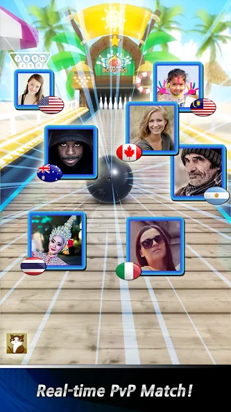 Bowling Club : 3D bowling МОД/Взлом [Много денег, Монет и Все открыто] Screenshot 2