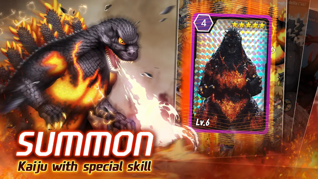 Godzilla Defense Force (Годзилла Дефенс Форс) МОД/Взлом [Меню, Бесконечные монеты и Открытые уровни] Screenshot 5