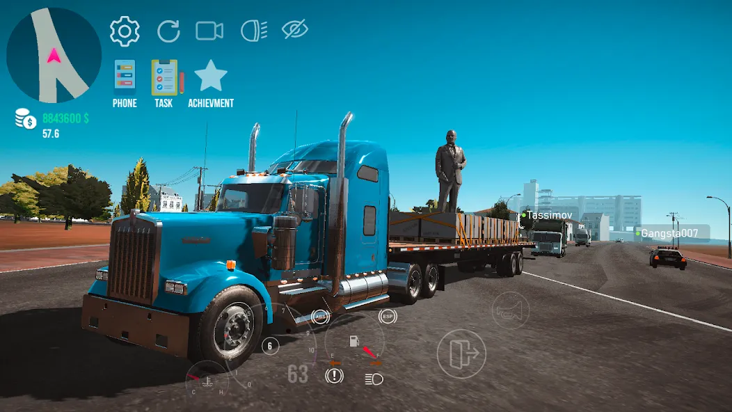 Nextgen: Truck Simulator Drive (Некстджен) МОД/Взлом [Много монет, Открытые уровни и Мега MOD] Screenshot 2