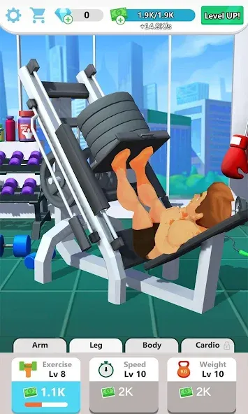 Muscle Tycoon 3D: MMA Boxing (Масл Тайкун 3D) МОД/Взлом [Много монет, Открытые уровни и Мега MOD] Screenshot 3