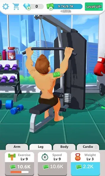 Muscle Tycoon 3D: MMA Boxing (Масл Тайкун 3D) МОД/Взлом [Много монет, Открытые уровни и Мега MOD] Screenshot 4
