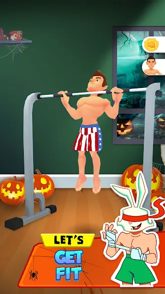Idle Workout Master: MMA hero (Айдл Воркаут Мастер) МОД/Взлом [Меню, Бесконечные монеты и Открытые уровни] Screenshot 2