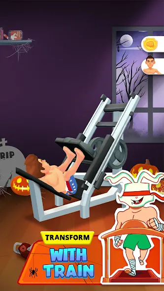 Idle Workout Master: MMA hero (Айдл Воркаут Мастер) МОД/Взлом [Меню, Бесконечные монеты и Открытые уровни] Screenshot 4
