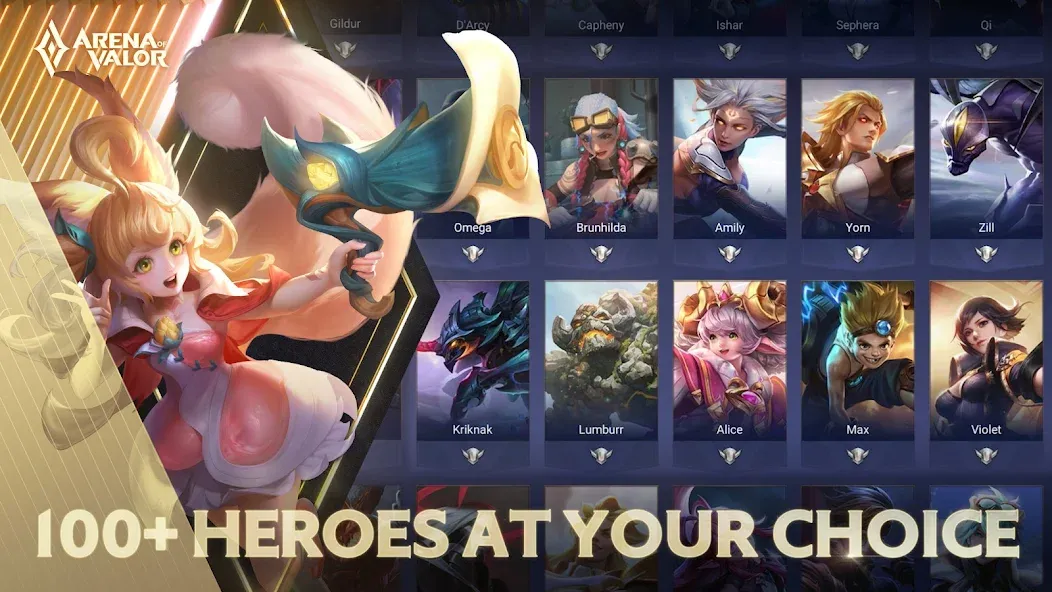 Arena of Valor (Арена величия) МОД/Взлом [Много денег, Монет и Все открыто] Screenshot 3