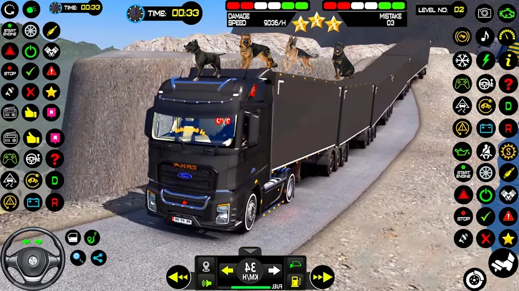 Cargo Truck Driving Truck Game (Ойл трек геймс симулятор 3D) МОД/Взлом [Много денег, Монет и Все открыто] Screenshot 2