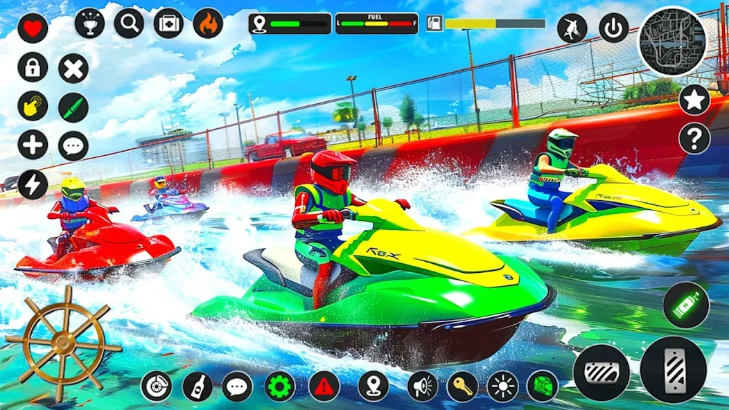 Jetski Boat Racing: Boat Games (Джетски Гонки на лодках) МОД/Взлом [Много монет, Открытые уровни и Мега MOD] Screenshot 2