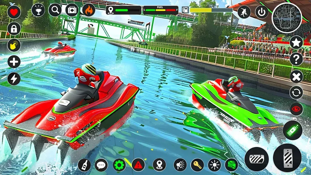 Jetski Boat Racing: Boat Games (Джетски Гонки на лодках) МОД/Взлом [Много монет, Открытые уровни и Мега MOD] Screenshot 4