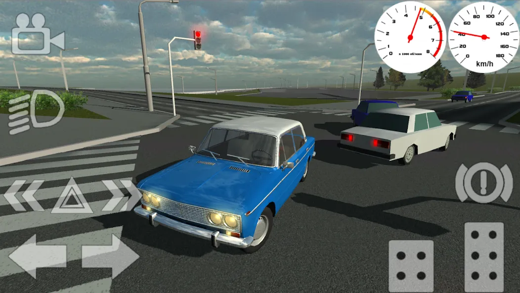 Russian Classic Car Simulator (Русский Классический Автосимулятор) МОД/Взлом [Бесконечные деньги, Монеты и Мега MOD] Screenshot 4
