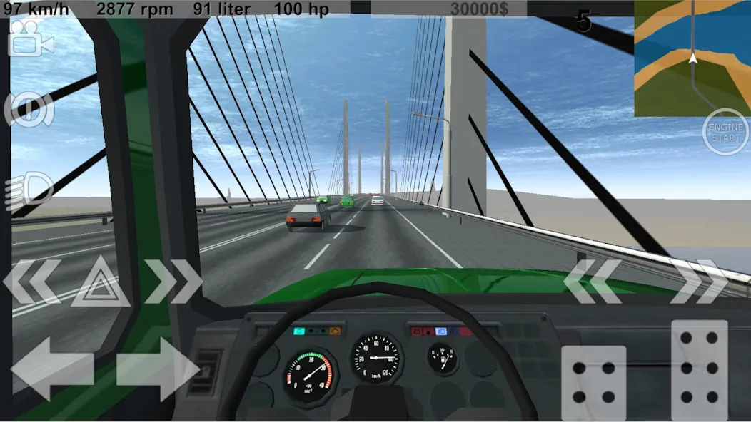 Russian Light Truck Simulator (Русский Симулятор Легкого Грузовика) МОД/Взлом [Много монет, Открытые уровни и Мега MOD] Screenshot 2