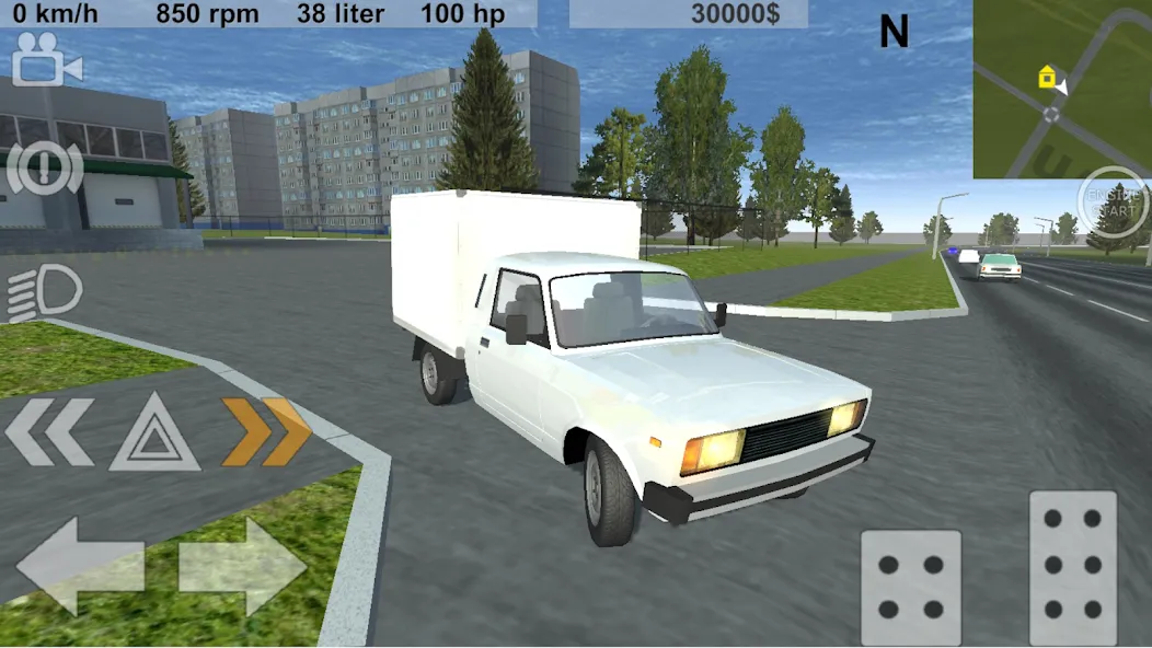 Russian Light Truck Simulator (Русский Симулятор Легкого Грузовика) МОД/Взлом [Много монет, Открытые уровни и Мега MOD] Screenshot 5