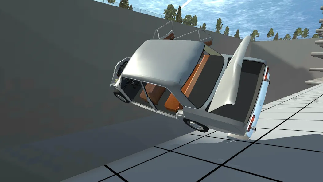 Simple Car Crash Physics Sim (Симулятор физики простого автомобильного столкновения) МОД/Взлом [Меню, Бесконечные монеты и Открытые уровни] Screenshot 2