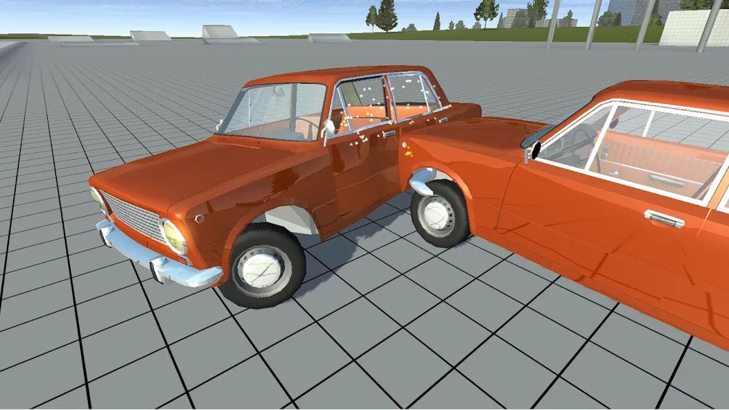 Simple Car Crash Physics Sim (Симулятор физики простого автомобильного столкновения) МОД/Взлом [Меню, Бесконечные монеты и Открытые уровни] Screenshot 3